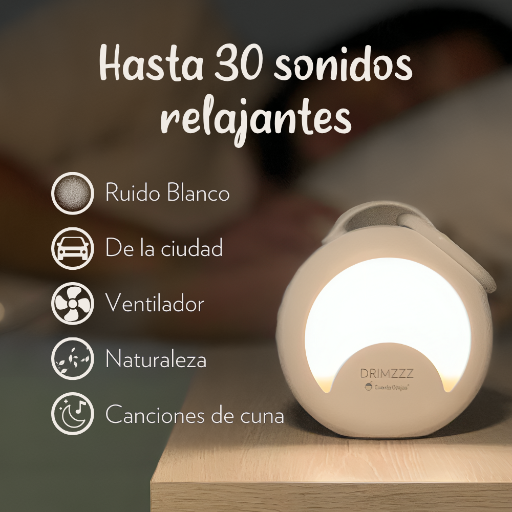 Máquina de ruido blanco y luz roja DRIMZZZ
