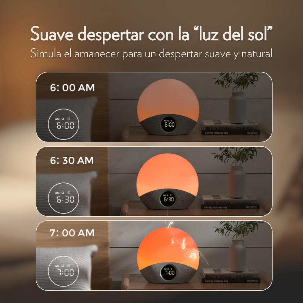 Máquina de ruido blanco y despertador SONNO
